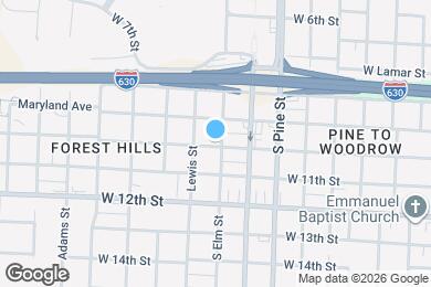 Map image of the property - 920 S Elm St