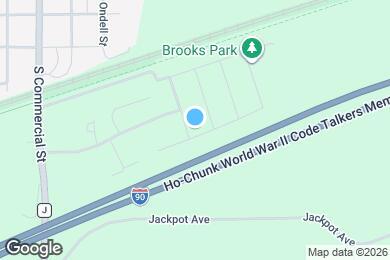 Map image of the property - 1402 Maple Dr