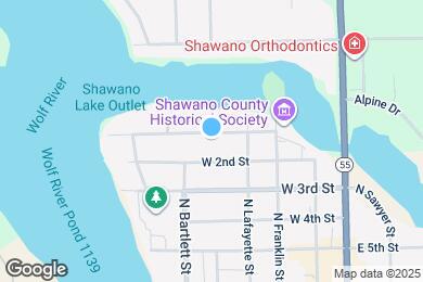 Map image of the property - 504 W 1st St