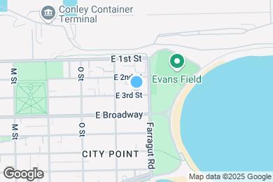 Map image of the property - 846 E 3rd St