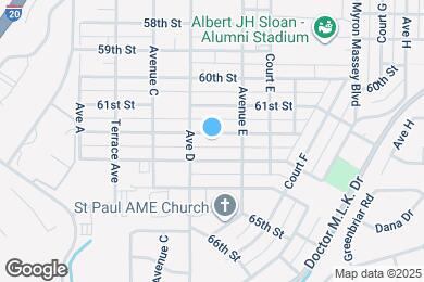 Map image of the property - 417 62nd St