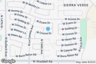 Map image of the property - 14338 W Crocus Dr