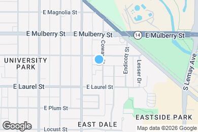 Map image of the property - 607 Cowan St