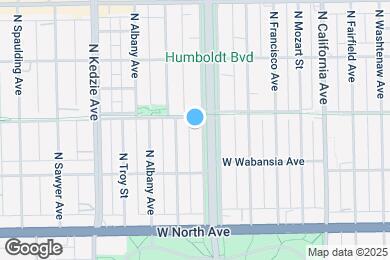 Map image of the property - 1746 N Humboldt Blvd