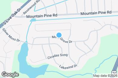 Map image of the property - 1131 Moss Grove Dr