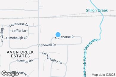 Map image of the property - 8605 Lighthorse Dr