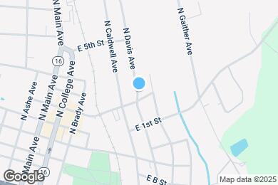 Map image of the property - 209 N Davis Ave