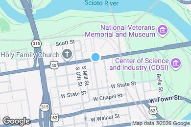 Map image of the property - Green|House Columbus