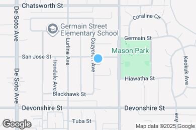 Map image of the property - 10438 Cozycroft Ave