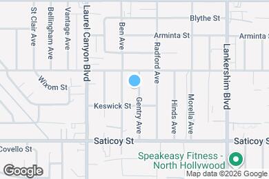 Map image of the property - 7727 Gentry Ave