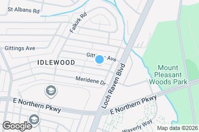 Map image of the property - 1420 Cedarcroft Rd