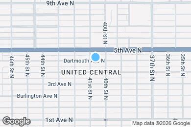 Map image of the property - 4042 Dartmouth Ave N