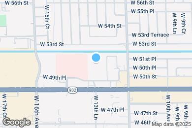 Map image of the property - 1337 W 49th Pl