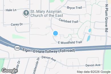Map image of the property - 521 Woodfield Trail