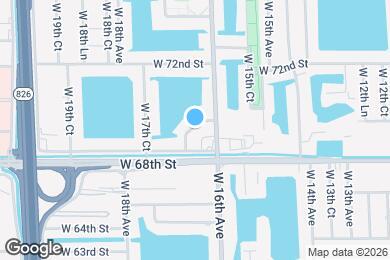 Map image of the property - 6850 W 16th Dr