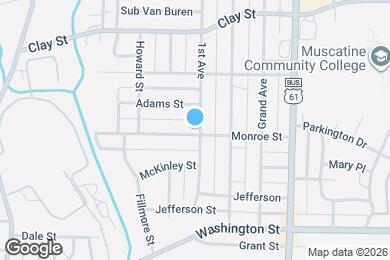 Map image of the property - 401 Monroe St