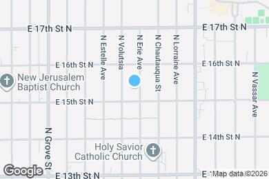 Map image of the property - 1617 N Erie Ave