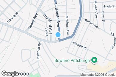 Map image of the property - 9 Dinsmore Ave