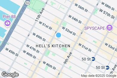 Map image of the property - 451 W 50th St
