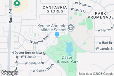 Map image of the property - 4607 W Laredo St