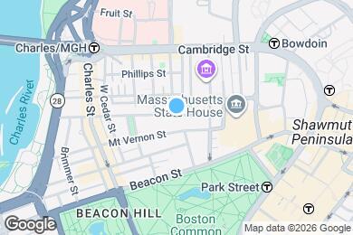 Map image of the property - 36 Pinckney St