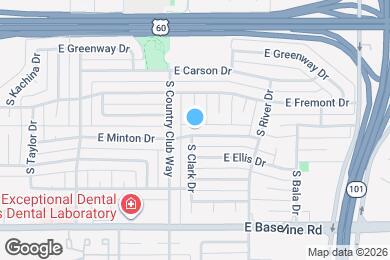 Map image of the property - 2028 E Minton Dr