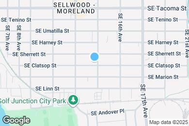 Map image of the property - 8535 SE 15th Ave