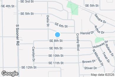 Map image of the property - 6001 SE 8th St