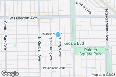 Map image of the property - 2240 N Sawyer Ave