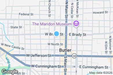 Map image of the property - 221 N Washington St