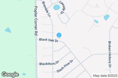 Map image of the property - 6650 Black Oak Dr