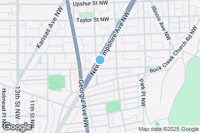 Map image of the property - 3801 New Hampshire Ave NW