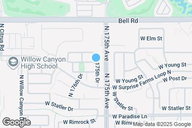 Map image of the property - 17559 W Bridger St