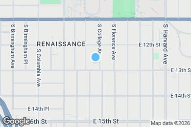 Map image of the property - 1236 S College Ave