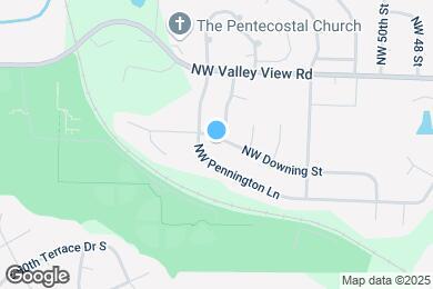 Map image of the property - 5400 NW Downing St