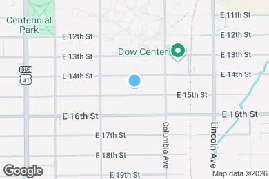 Map image of the property - 109 E. 15th Street