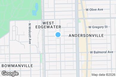 Map image of the property - 5454 N Paulina St