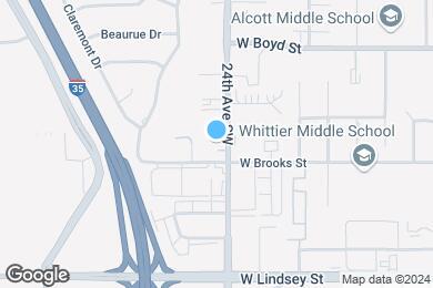 Map image of the property - Bentley Hills Apartments