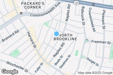 Map image of the property - 134 Fuller St