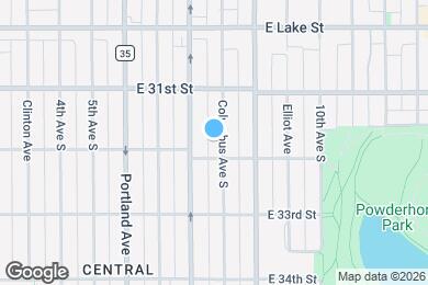 Map image of the property - 3148 Columbus Ave