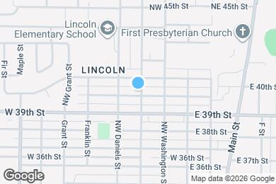 Map image of the property - 4004 NW Columbia St