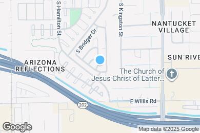 Map image of the property - 1283 S Anvil Pl