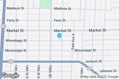 Map image of the property - 1631 Winnebago St