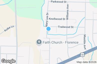 Map image of the property - 206 Mary Lee Dr