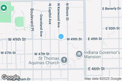 Map image of the property - 4841 N Kenwood Ave