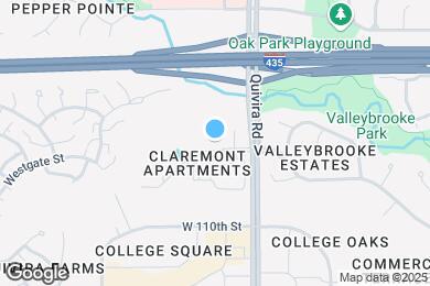 Map image of the property - The Claremont Apartment Homes