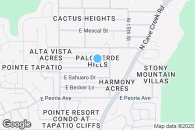 Map image of the property - 1328 E Christy Dr