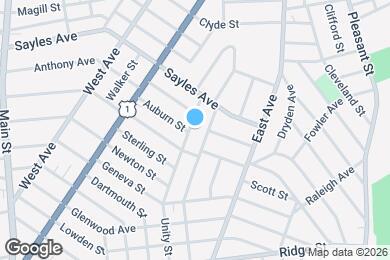 Map image of the property - 34 Blodgett Ave