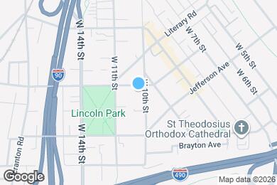 Map image of the property - 1009 Kenilworth Ave