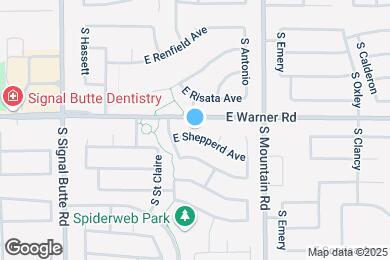 Map image of the property - 11038 E Shepperd Ave